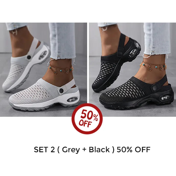 ⭐⭐⭐Last Day Sale 50% OFF⭐Orthopedic Clogs With Air Cushion Support to Reduce Back and Knee Pressure