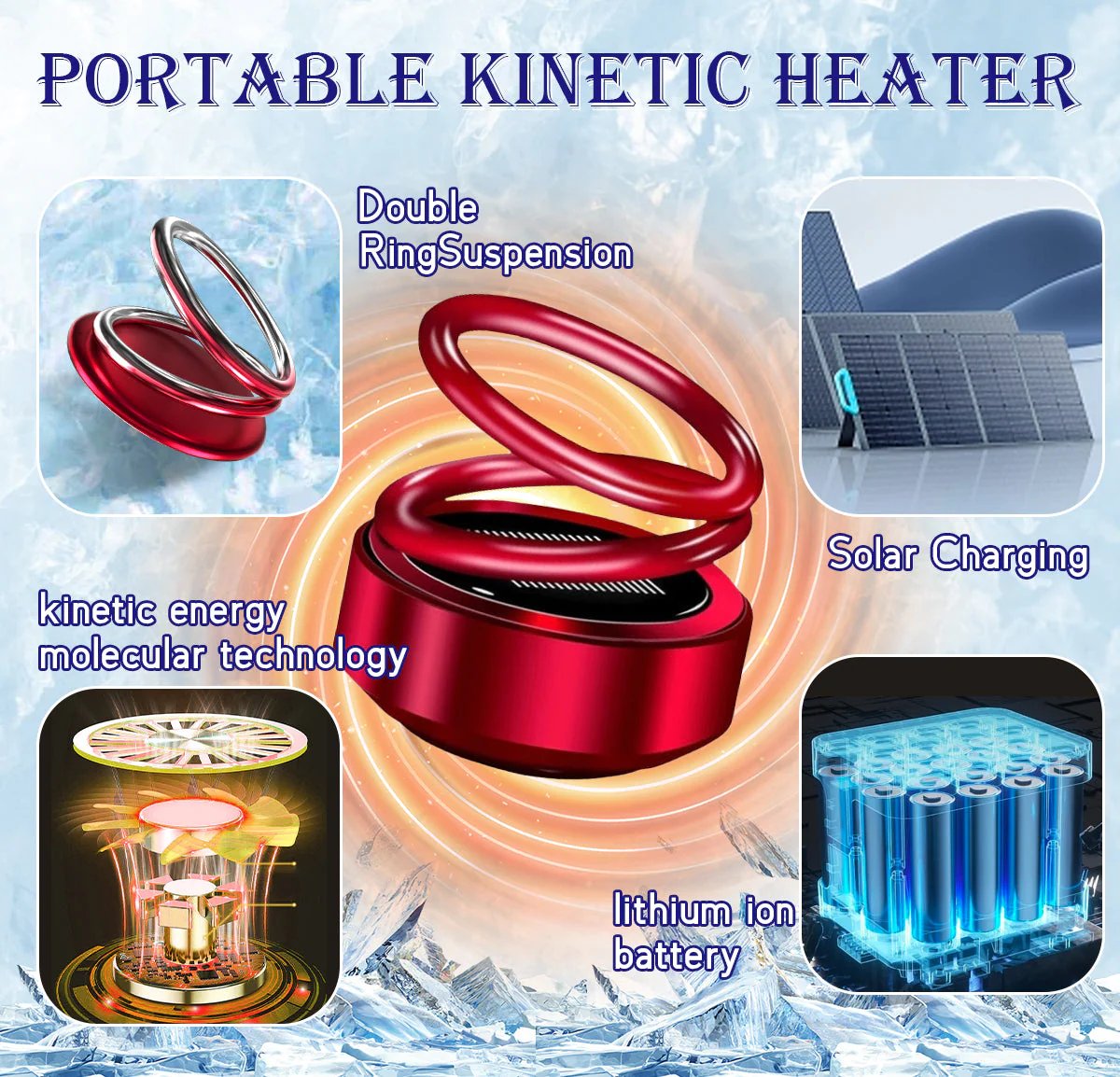 ⛄Christmas Sale 60% OFF 🚗 DIYSTAR™ Portable Molecular Kinetic Heater